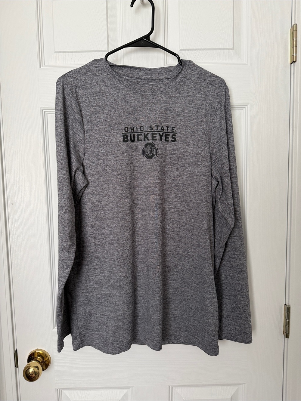 Champion Ohio State Buckeyes Gray Long Sleeve Tee